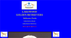 Desktop Screenshot of lakewoodgoldens.com