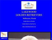 Tablet Screenshot of lakewoodgoldens.com